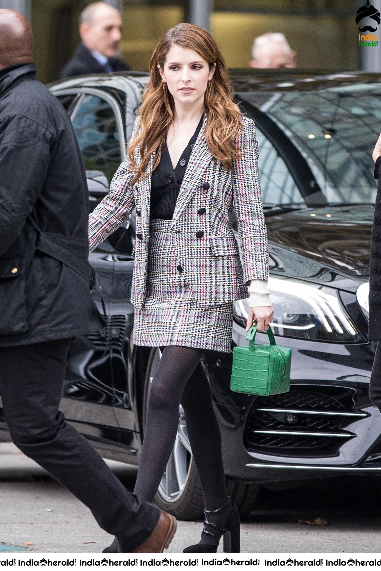 Anna Kendrick Spotted in Berlin as she came to attend a meeting