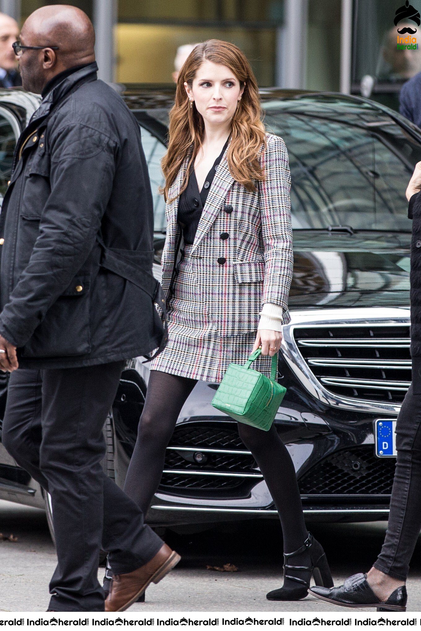 Anna Kendrick Spotted in Berlin as she came to attend a meeting