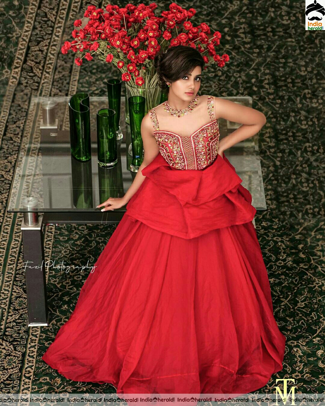 Anupama Parameswaran Latest Cute Red Photostills