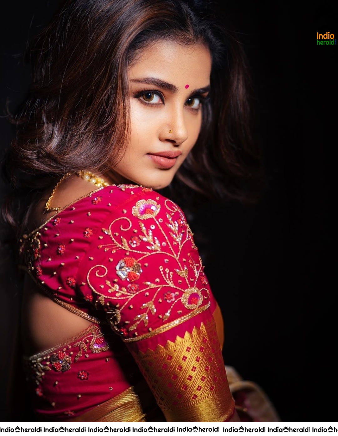 Anupama Parameswaran Latest Gorgeous Stills in Saree