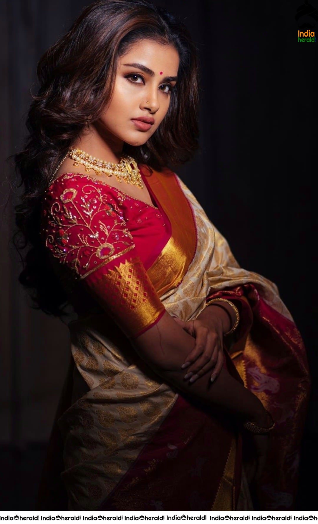 Anupama Parameswaran Latest Gorgeous Stills in Saree