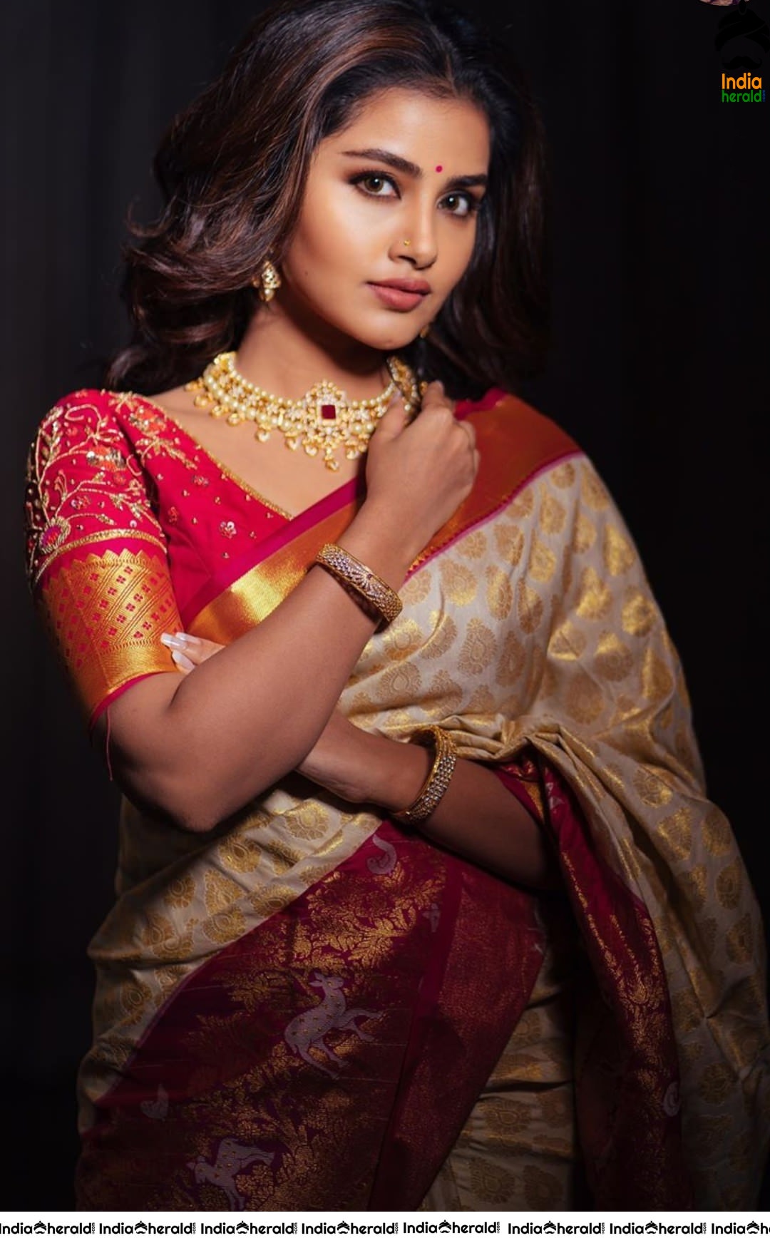 Anupama Parameswaran Latest Gorgeous Stills in Saree