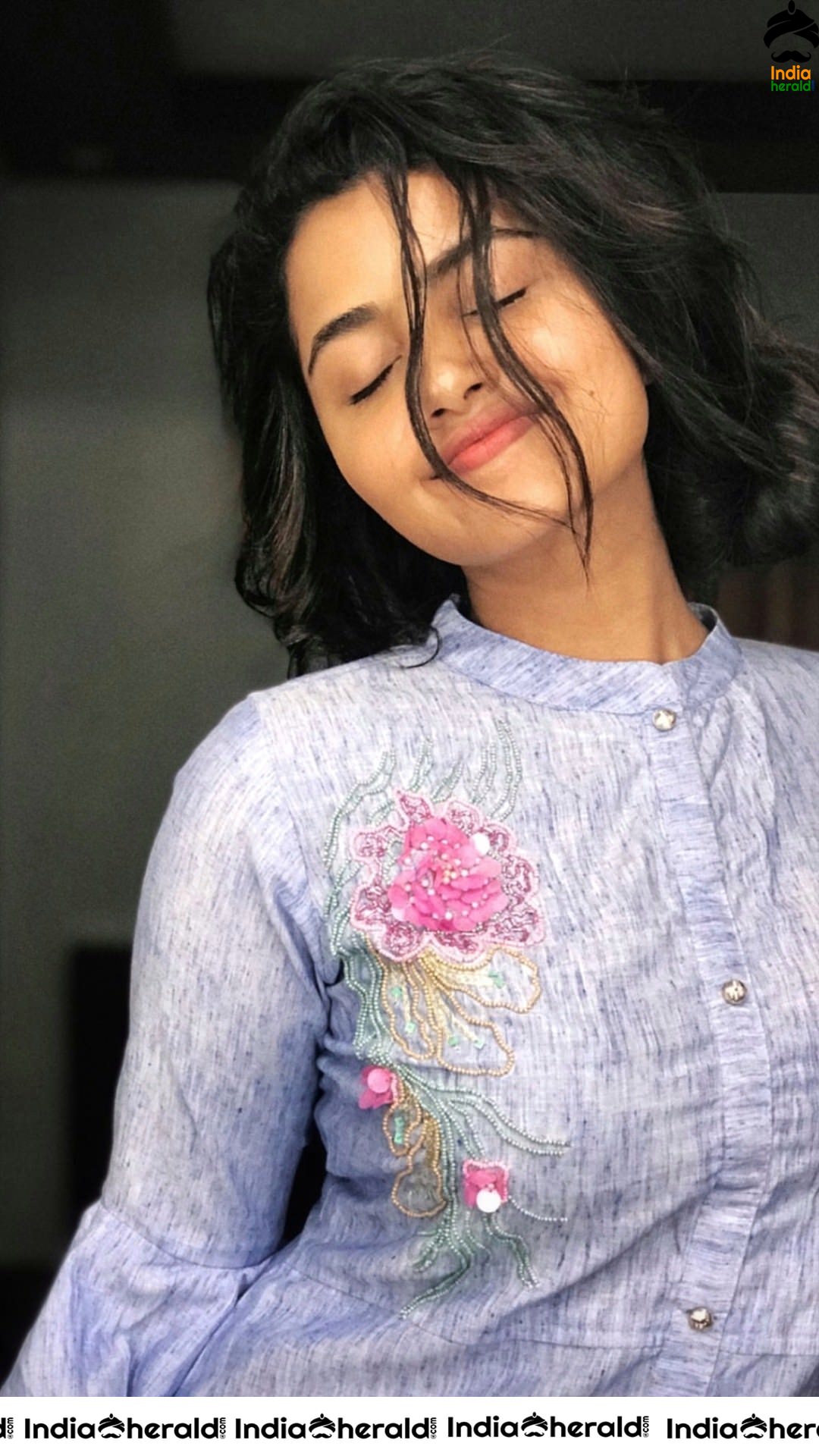 Anupama Shows her Cuteness on a Good Hair Day