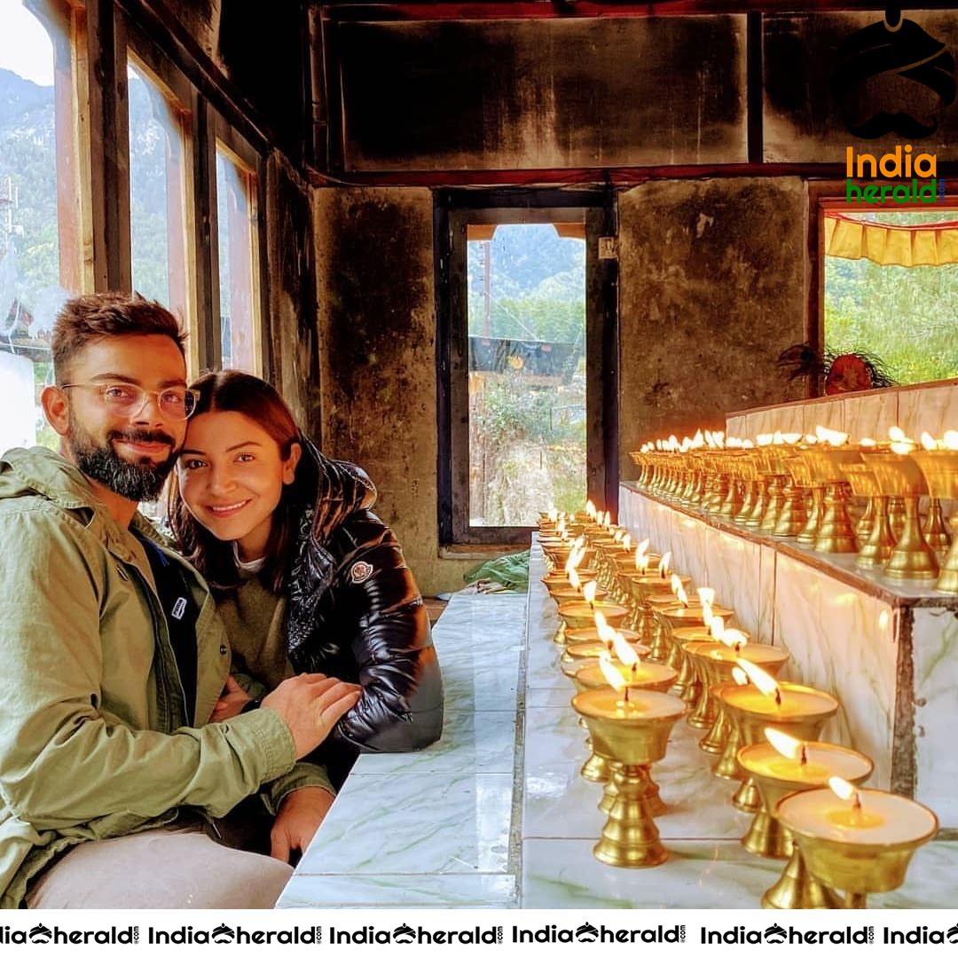 Anushka Sharma enjoying her Holiday with her husband Virat Kohli at Himalayas