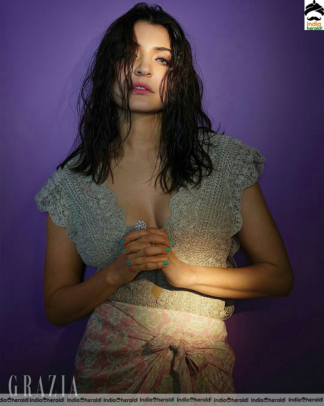Anushka Sharma Hot Grazia Photoshoot Stills