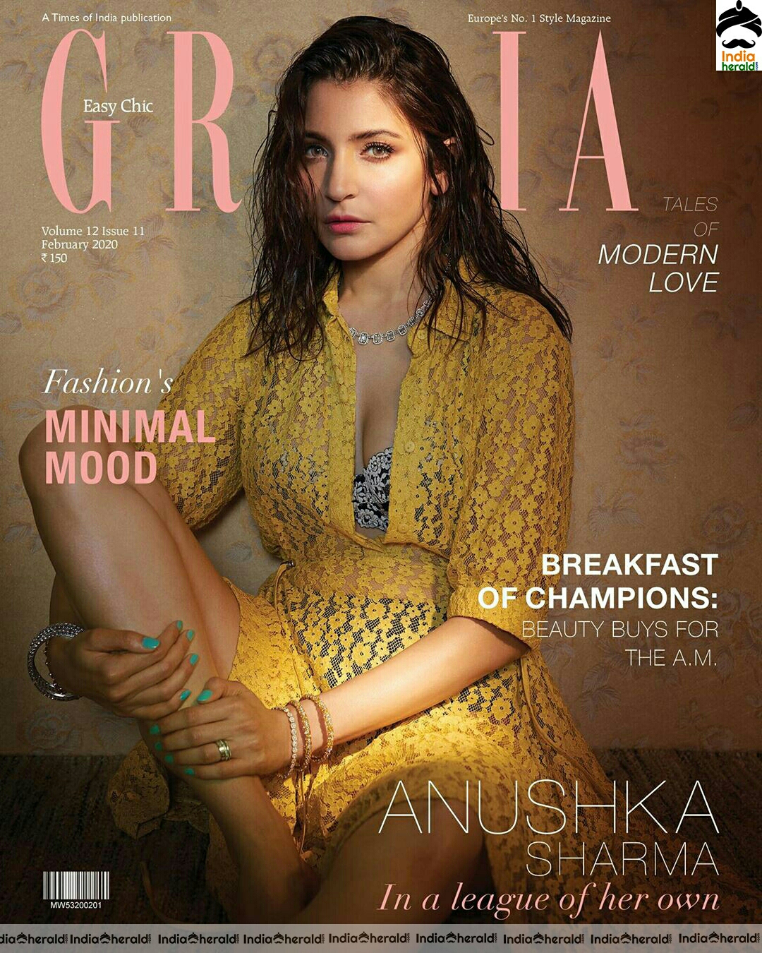Anushka Sharma Hot Grazia Photoshoot Stills