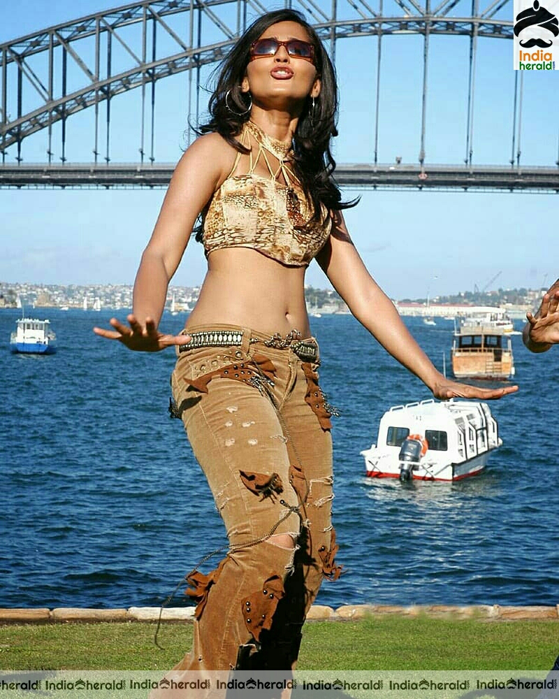 Anushka Vintage Hot Photos Exposing Sexy Curvaceous Belly and Navel