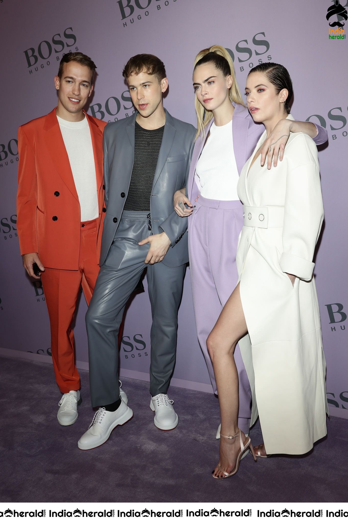 Ashley Benson in BOSS show at Milan Fashion Week