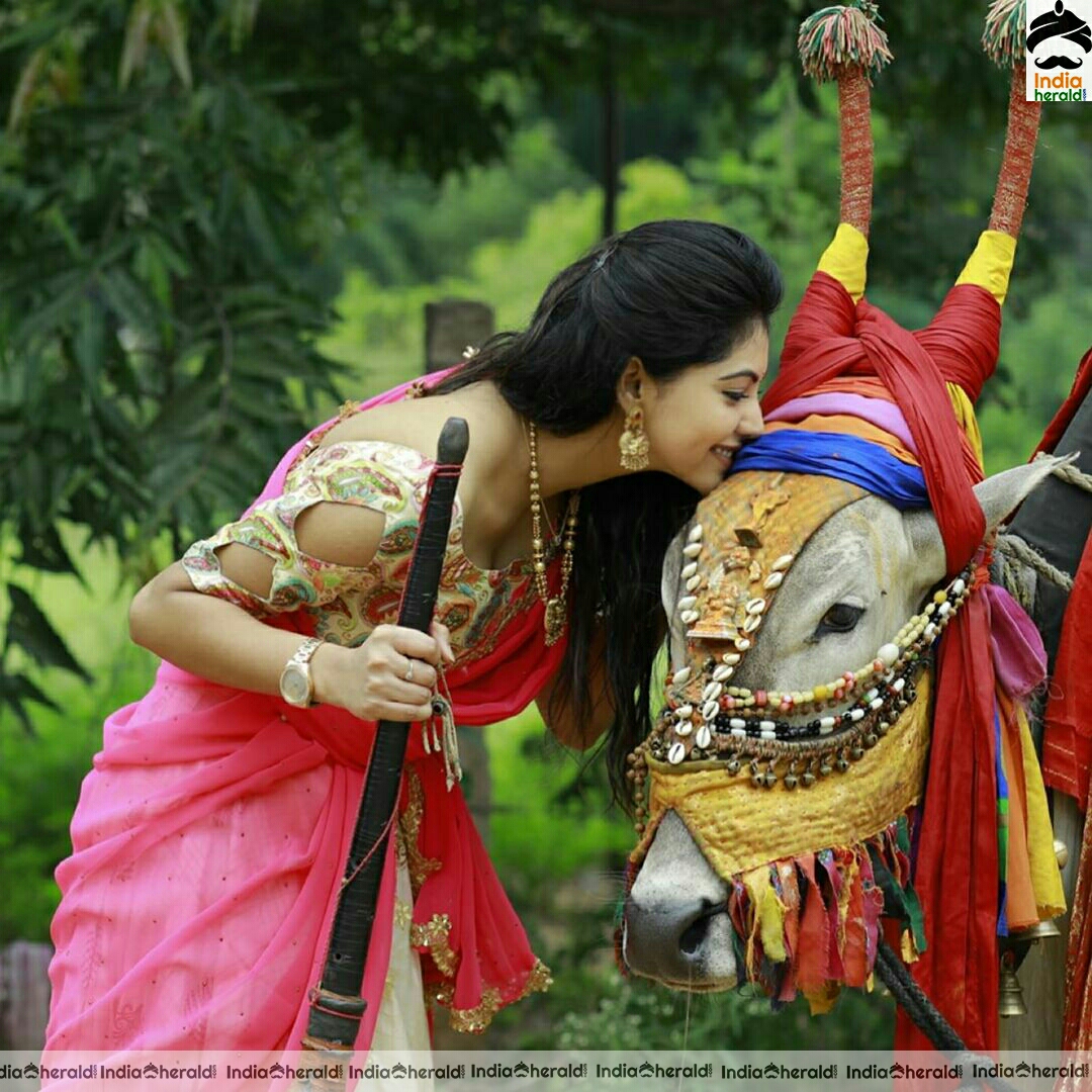 Athulya Ravi Cute Tamil New Year Celebration Stills