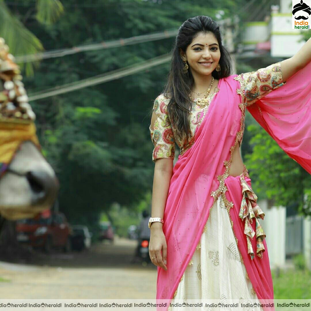 Athulya Ravi Cute Tamil New Year Celebration Stills