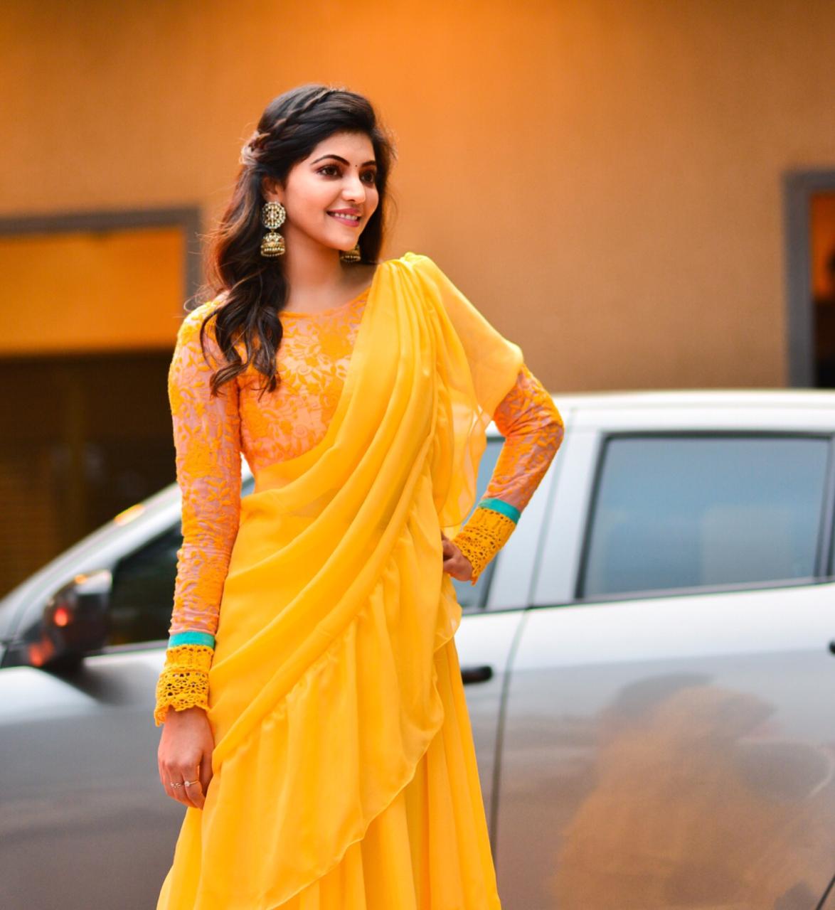 Athulya Ravi Latest Dazzling Photos In Yellow