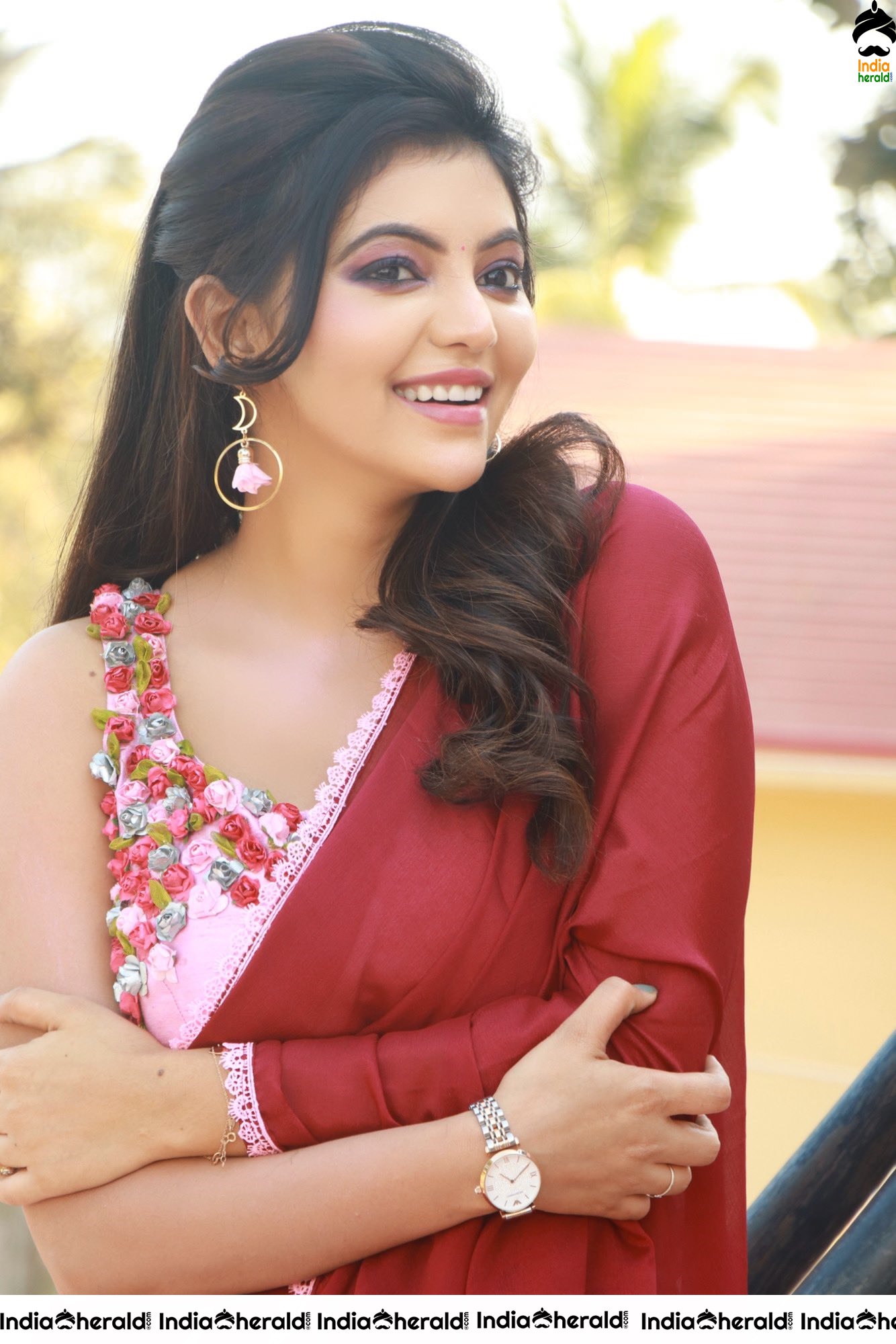 Athulya Ravi Latest Stills in Saree