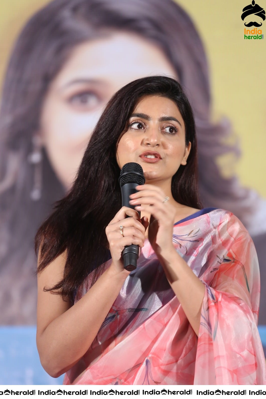 Avantika Mishra in Saree at MMC Success Meet