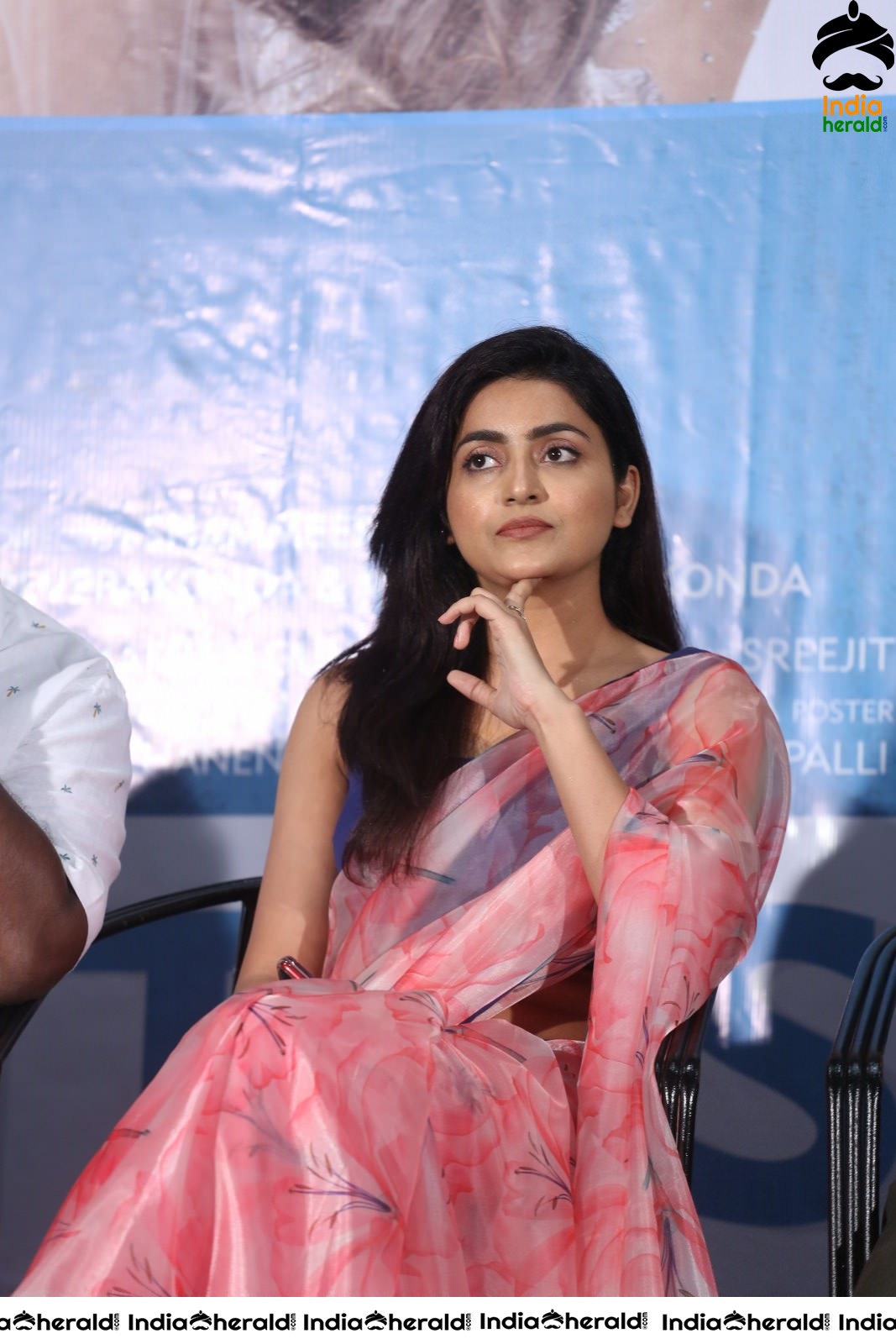 Avantika Mishra in Saree at MMC Success Meet