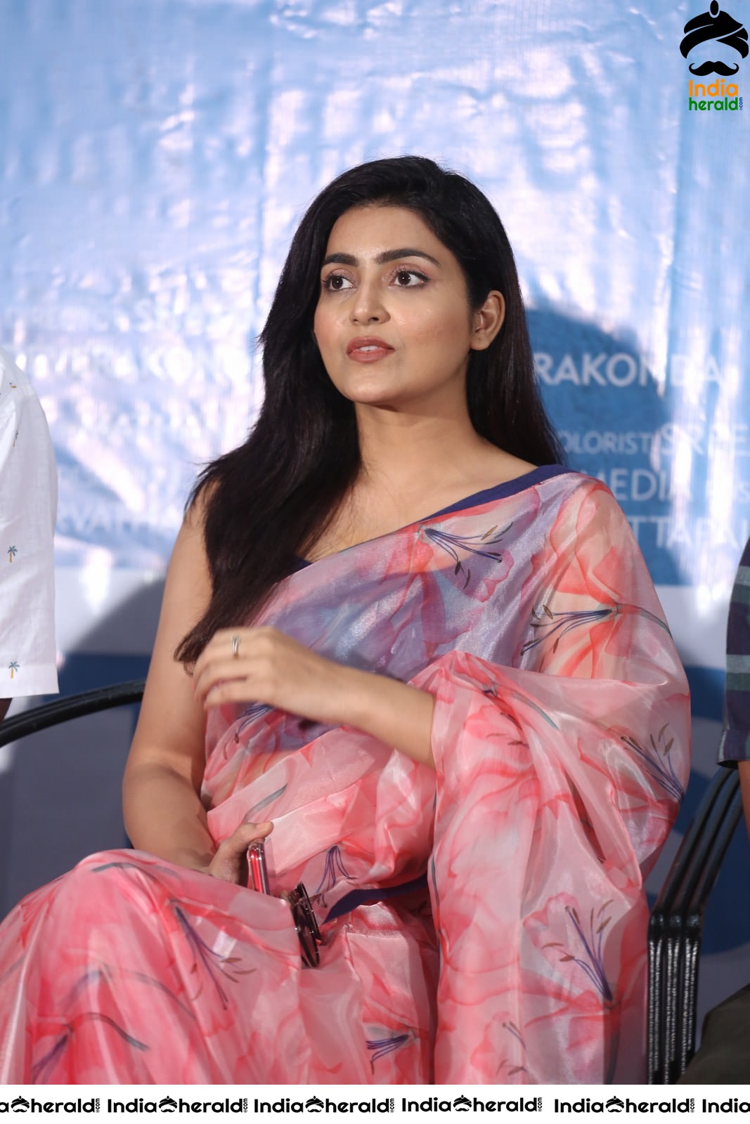 Avantika Mishra in Saree at MMC Success Meet