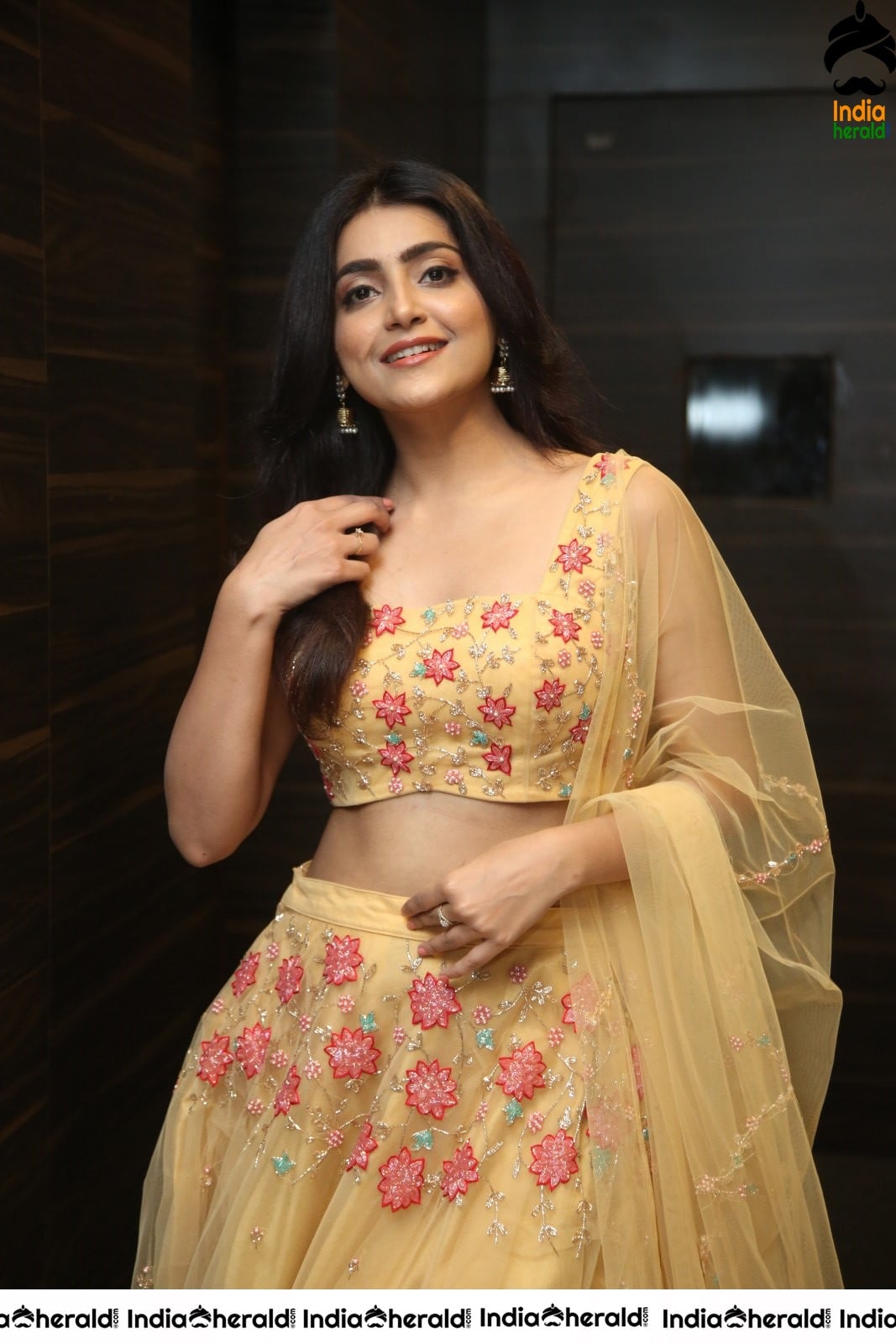 Avantika Mishra Shows her Teasing Waistline in Choli during Photoshoot Set 2