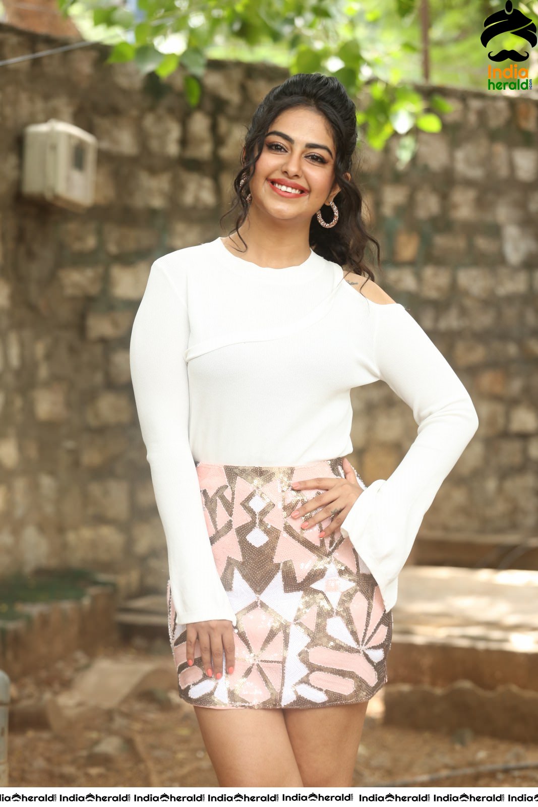 Avika Gor Latest Hot Thighs Show in White Dress Stills Set 3
