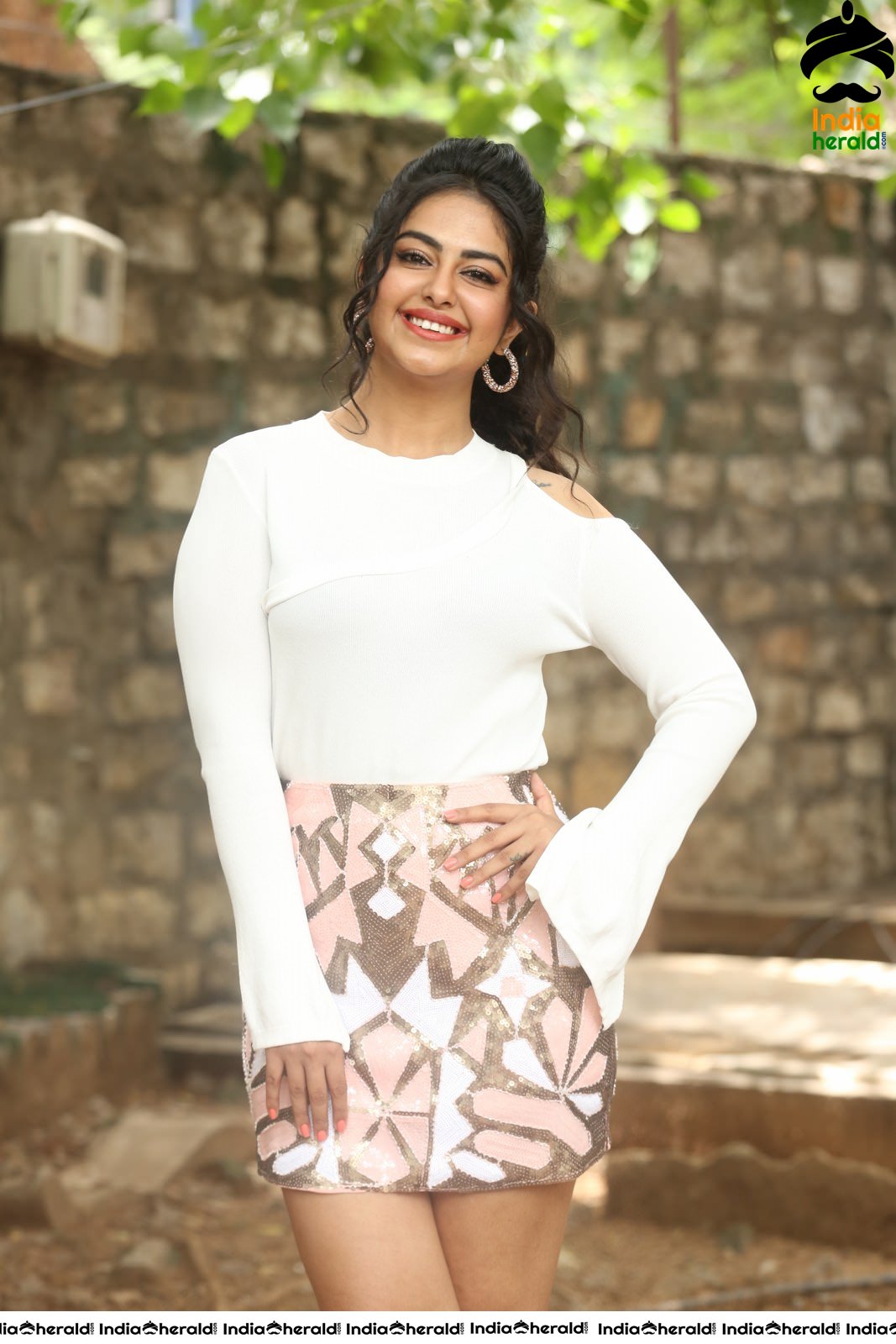 Avika Gor Latest Hot Thighs Show in White Dress Stills Set 3