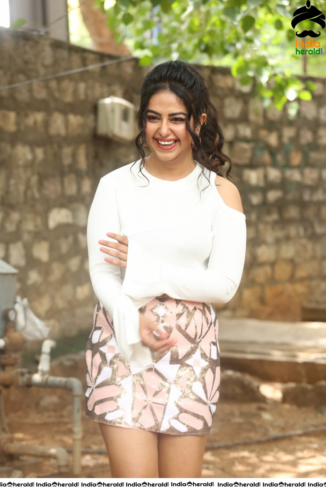 Avika Gor Latest Hot Thighs Show in White Dress Stills Set 4