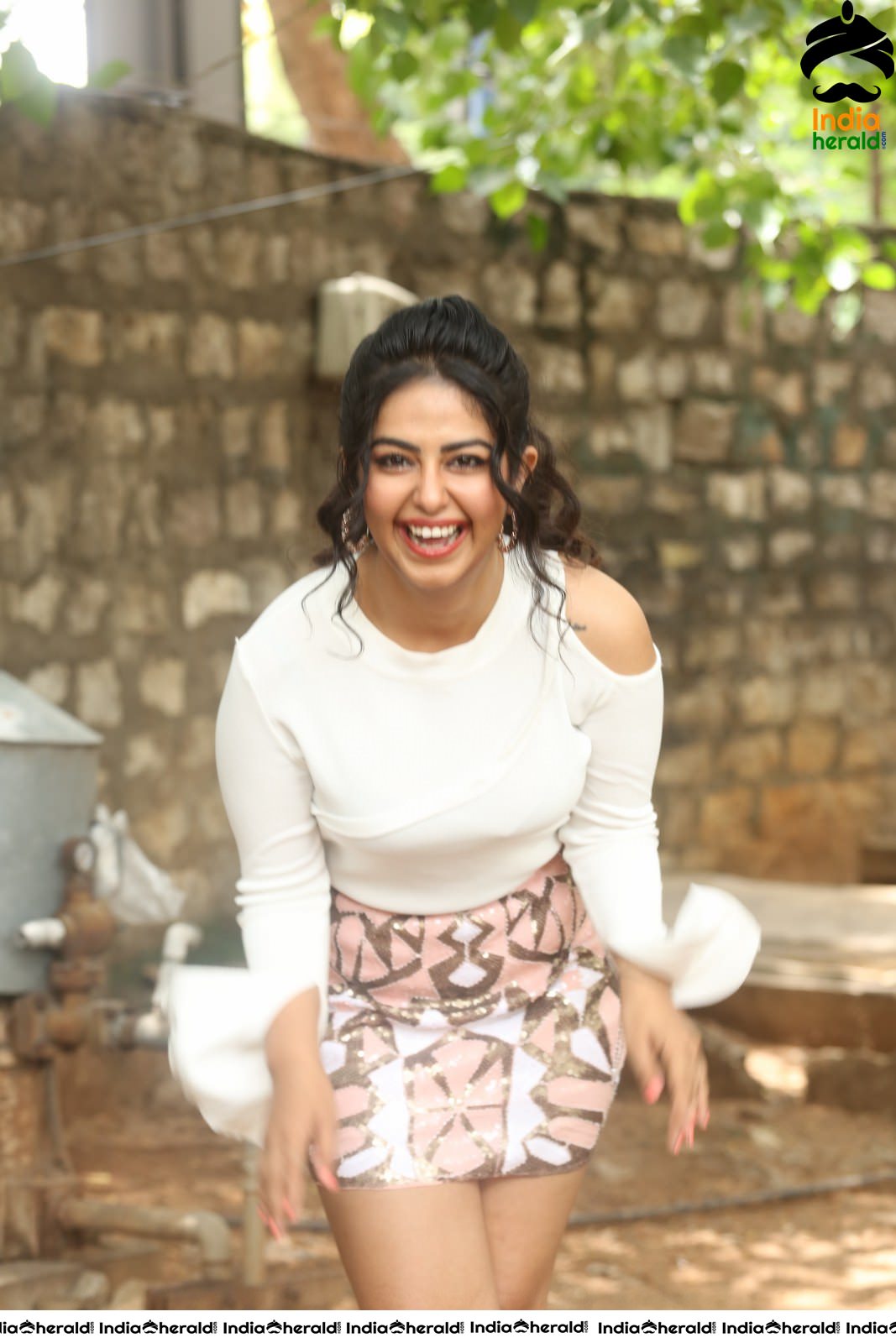 Avika Gor Latest Hot Thighs Show in White Dress Stills Set 4