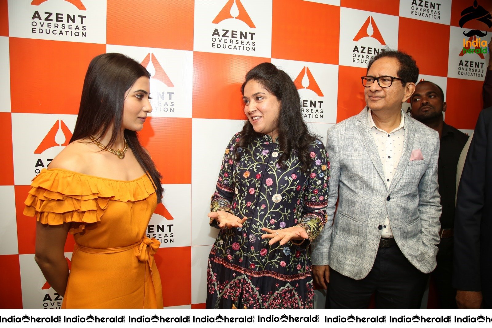 AZENT Overseas Educton Hyderbad Center Launch By Samantha Set 3
