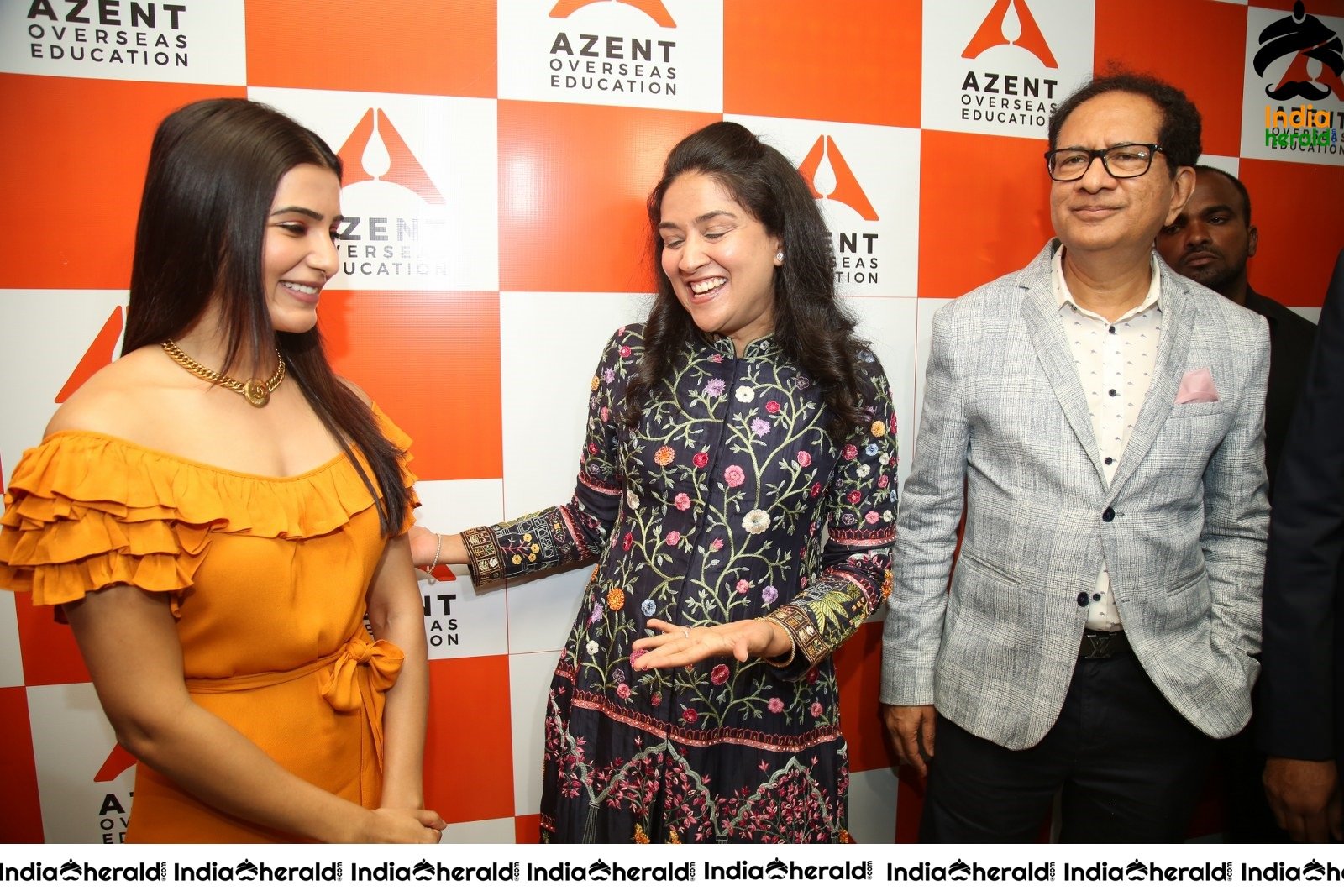 AZENT Overseas Educton Hyderbad Center Launch By Samantha Set 3