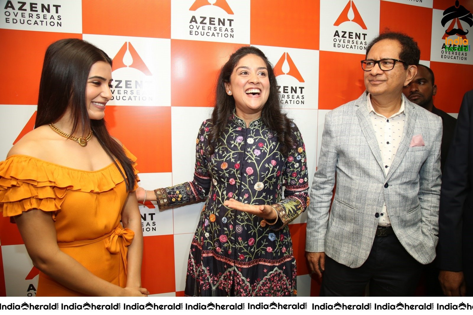 AZENT Overseas Educton Hyderbad Center Launch By Samantha Set 3