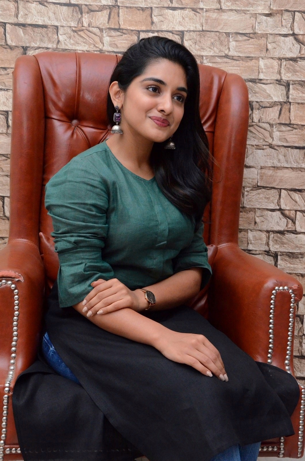 Beautiful Nivetha Thomas Photos Taken At Her Residence