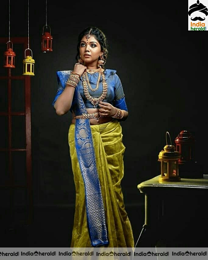 Bigg Boss Riythvika Sexy Traditional Stills