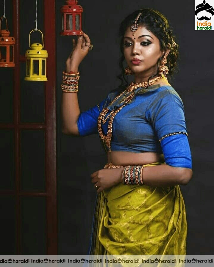 Bigg Boss Riythvika Sexy Traditional Stills