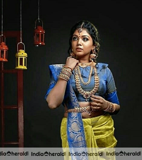 Bigg Boss Riythvika Sexy Traditional Stills