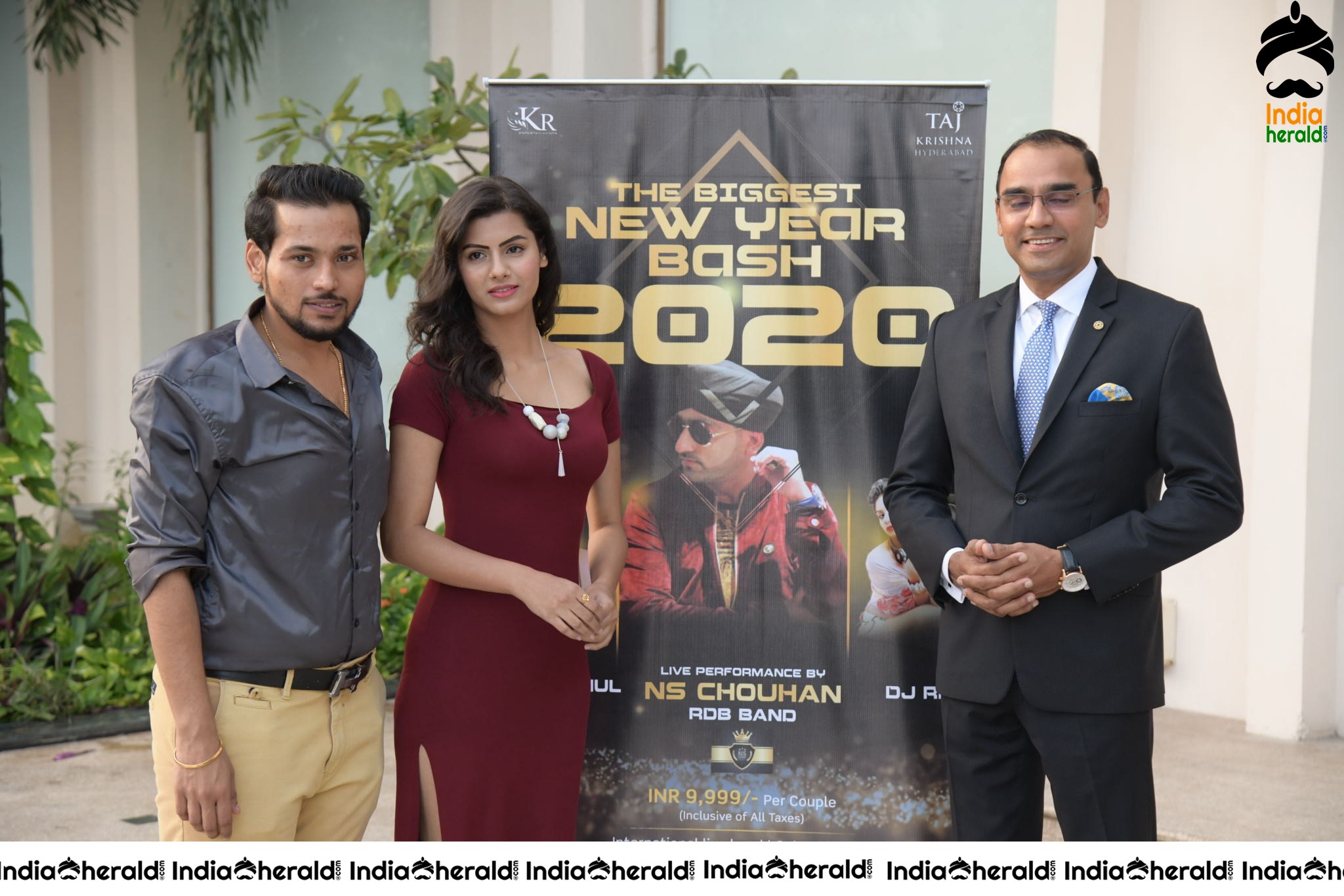 Bollywood Actress Juhee khan Poster Launch for The Biggest Bollywood New Year Bash 2020 Set 2