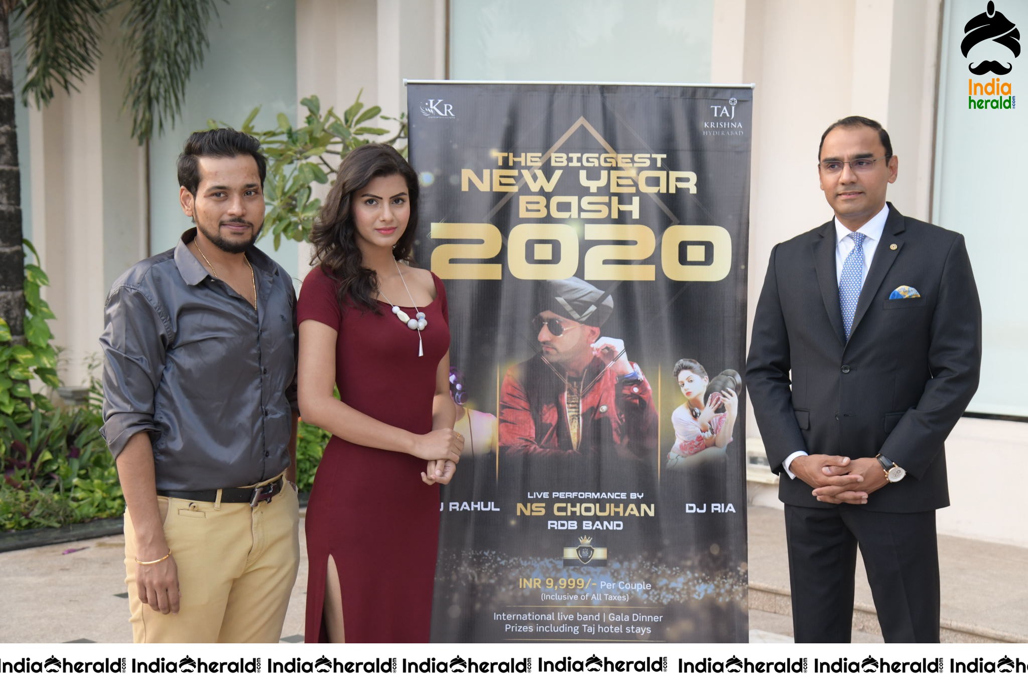Bollywood Actress Juhee khan Poster Launch for The Biggest Bollywood New Year Bash 2020 Set 2