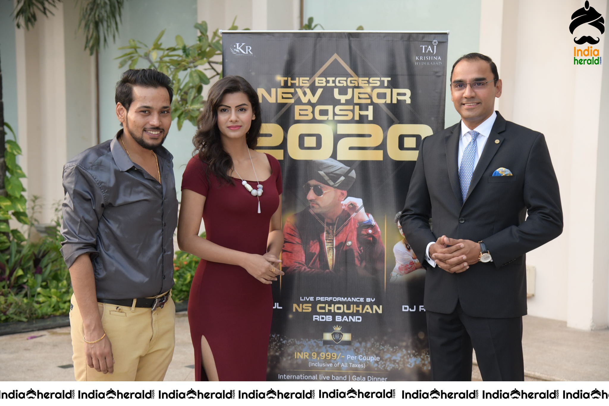 Bollywood Actress Juhee khan Poster Launch for The Biggest Bollywood New Year Bash 2020 Set 2