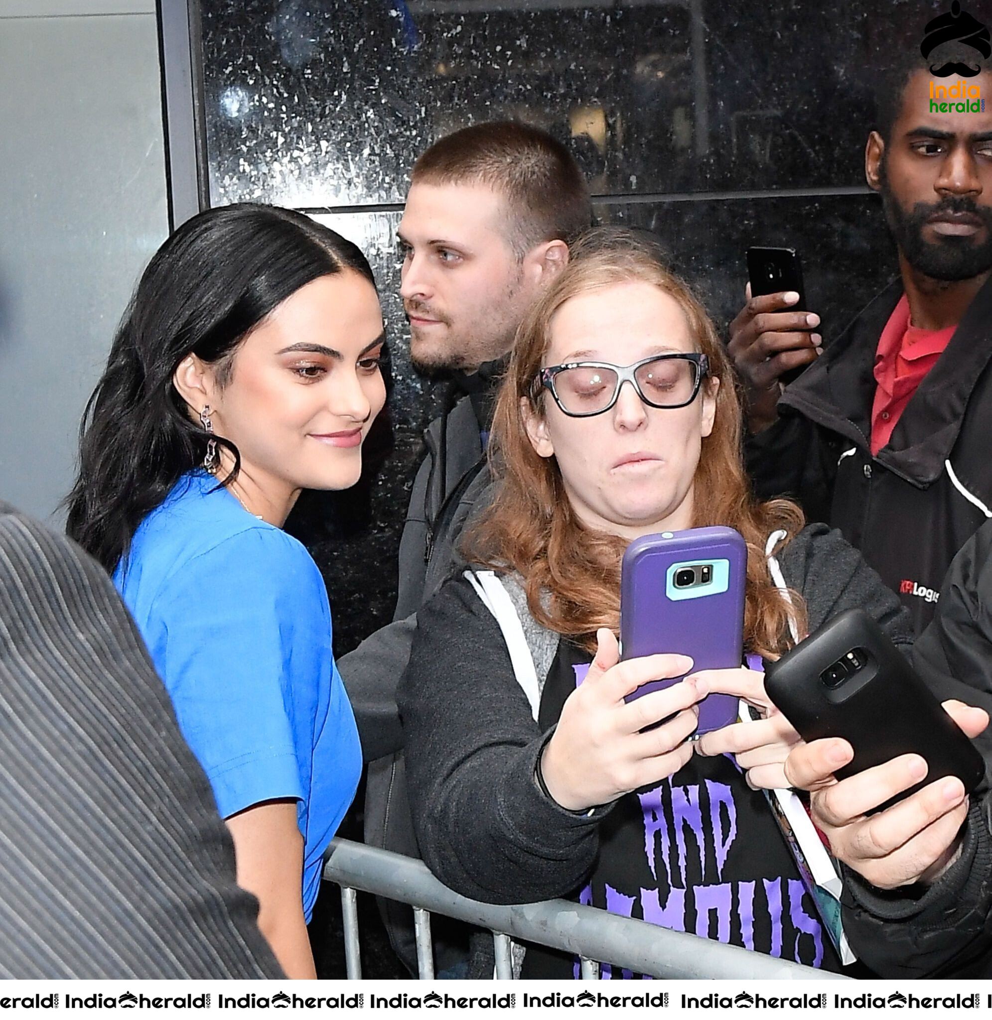 Camila Mendes On The Way to Good Morning America Show in NYC Set 1