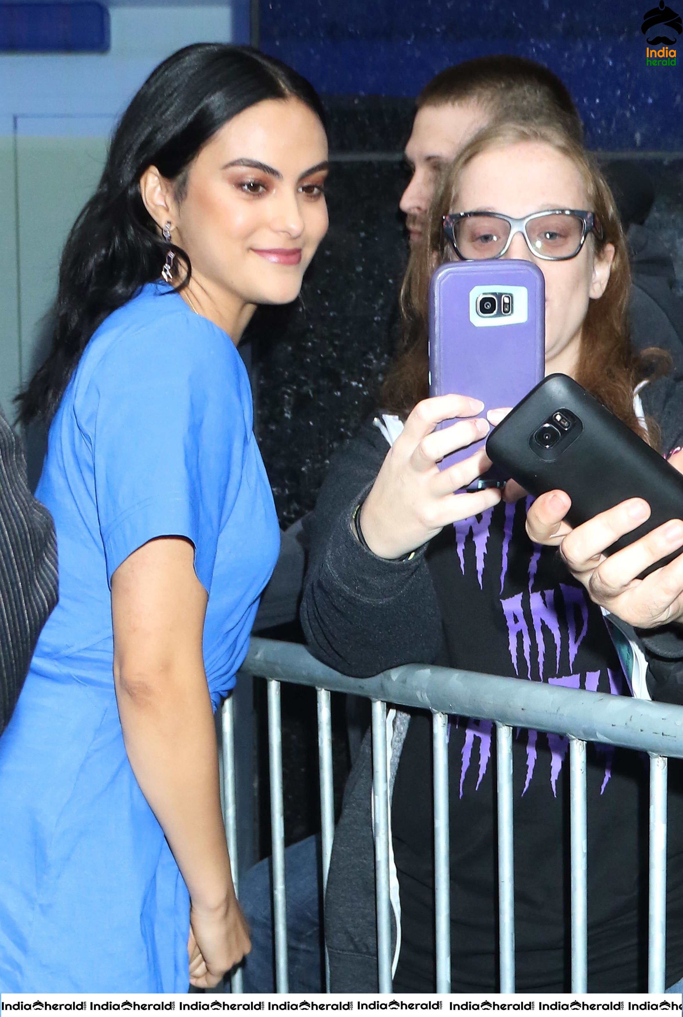 Camila Mendes On The Way to Good Morning America Show in NYC Set 1