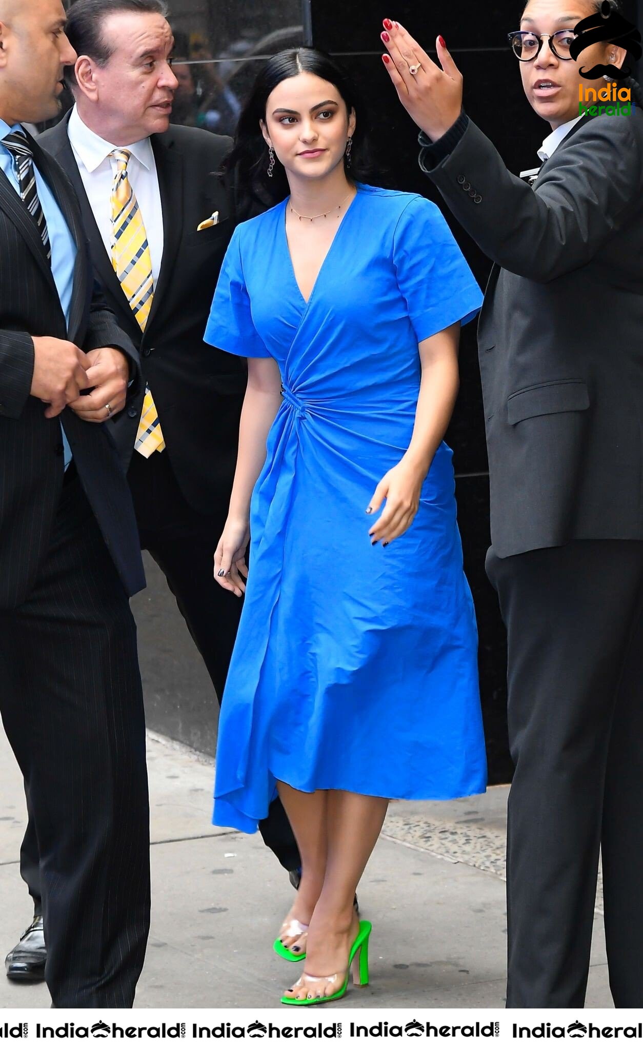 Camila Mendes On The Way to Good Morning America Show in NYC Set 2