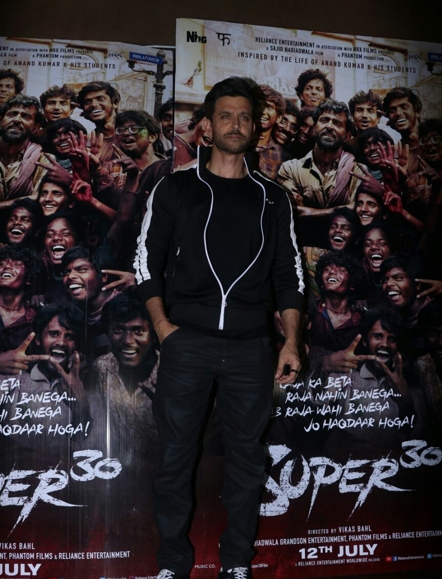 Cast Of Super 30 Promoting The Movie