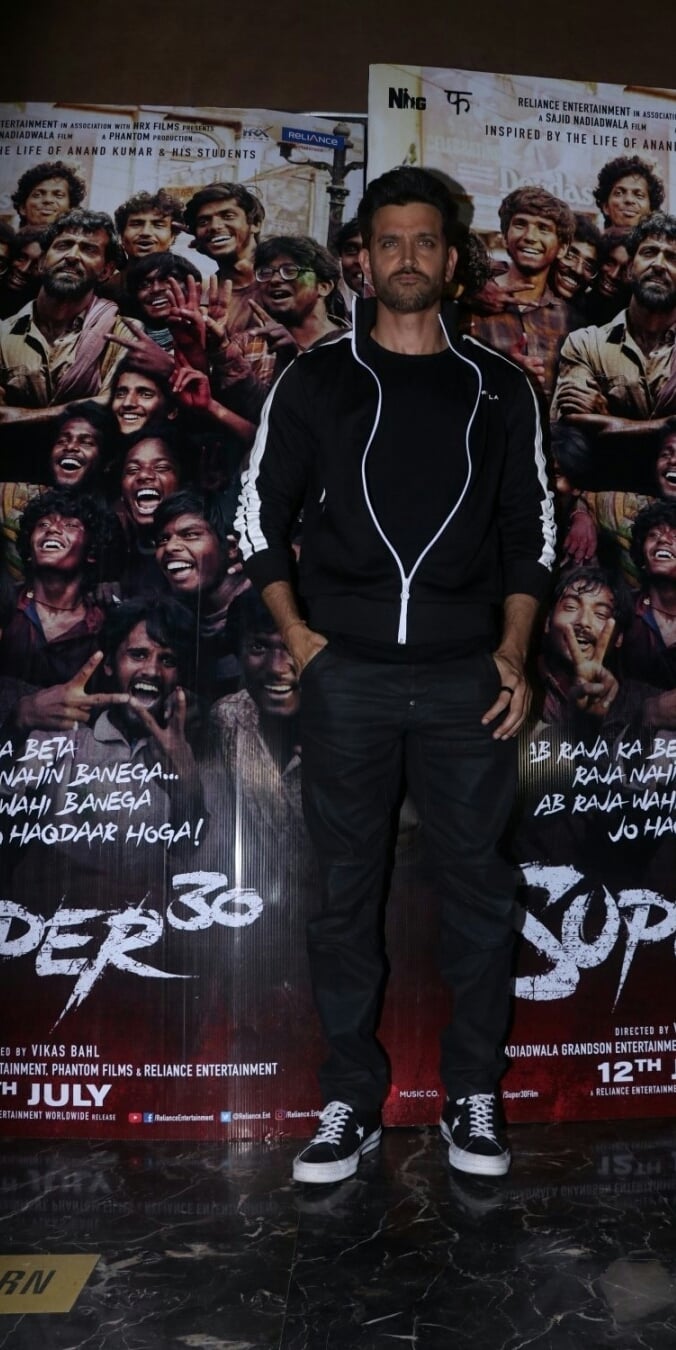 Cast Of Super 30 Promoting The Movie