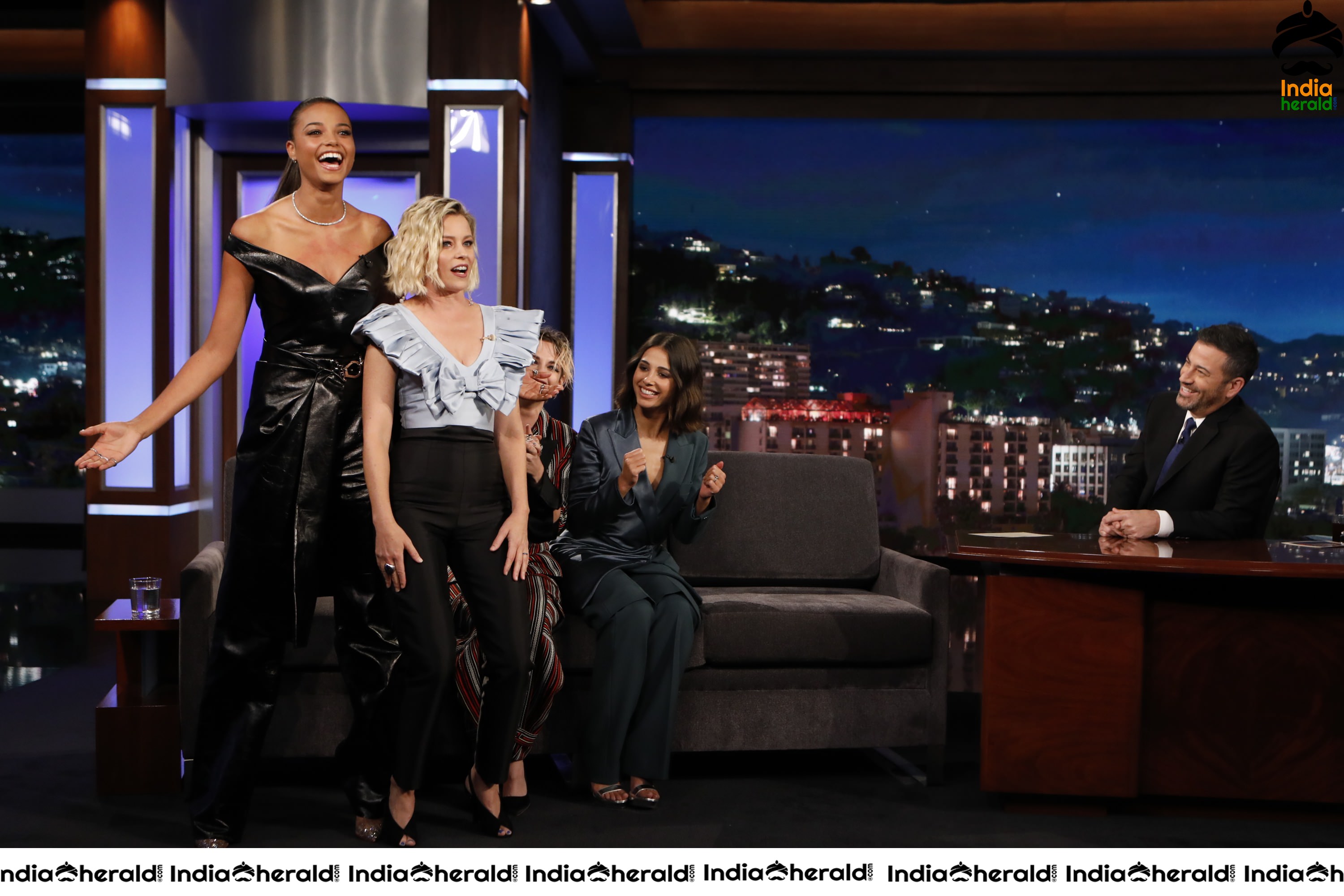 Charlies Angels Actresses at Jimmy Kimmel Live