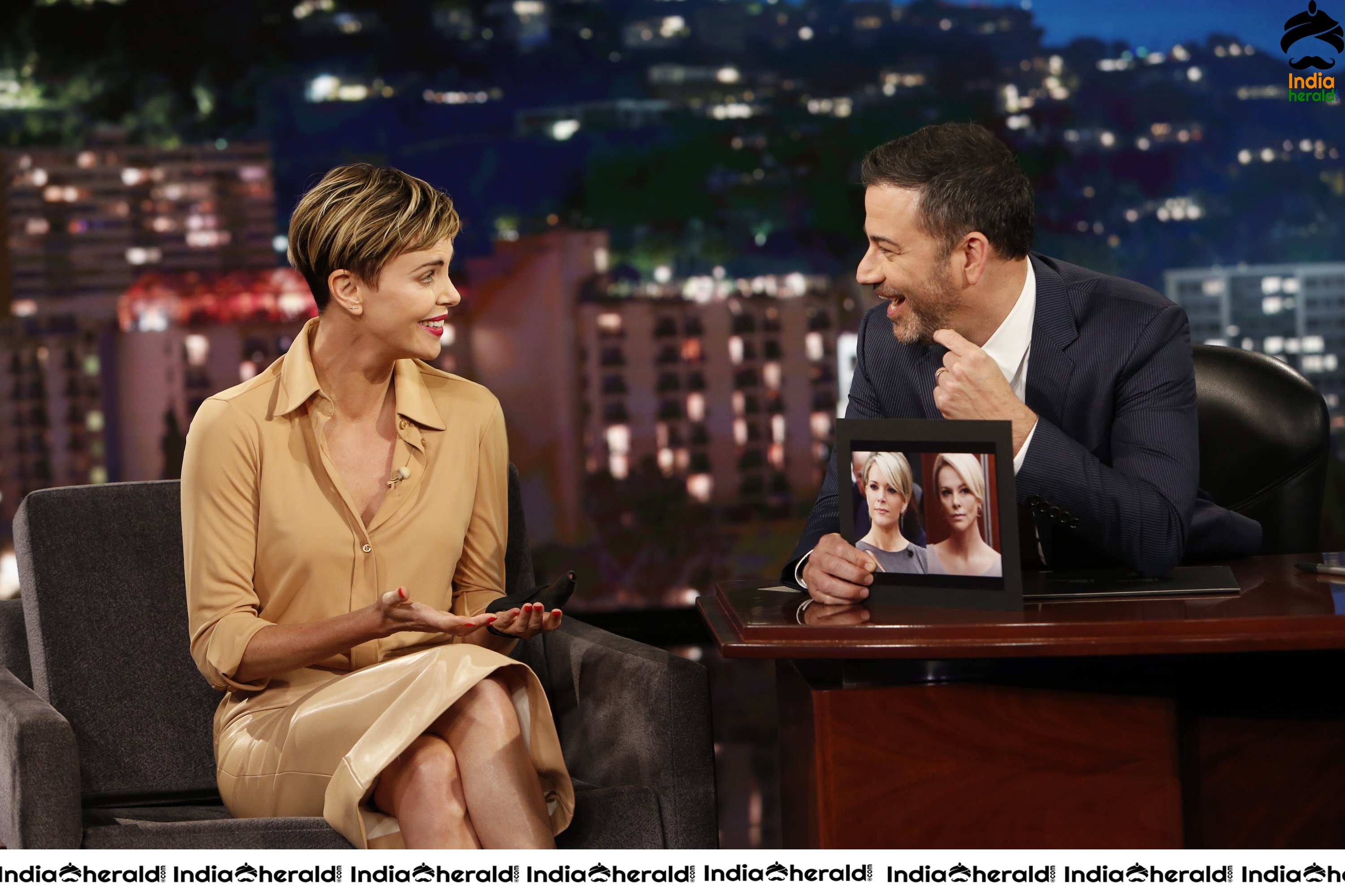 Charlize Theron at Jimmy Kimmel Live Show