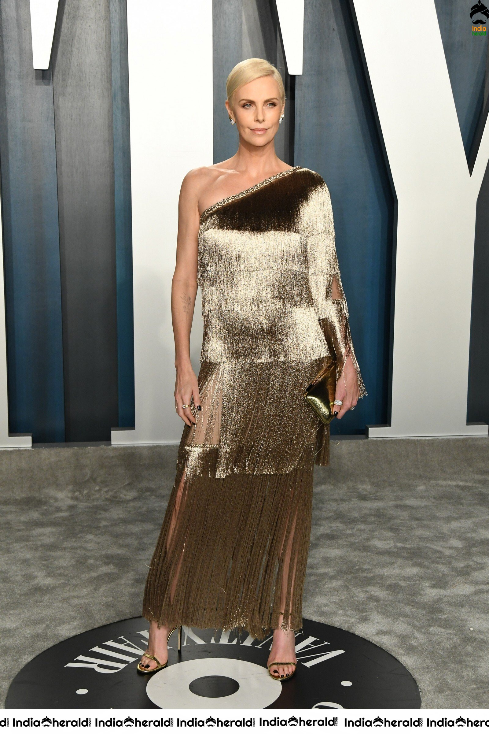 Charlize Theron at Vanity Fair Oscar Party Beverly Hills Set 2