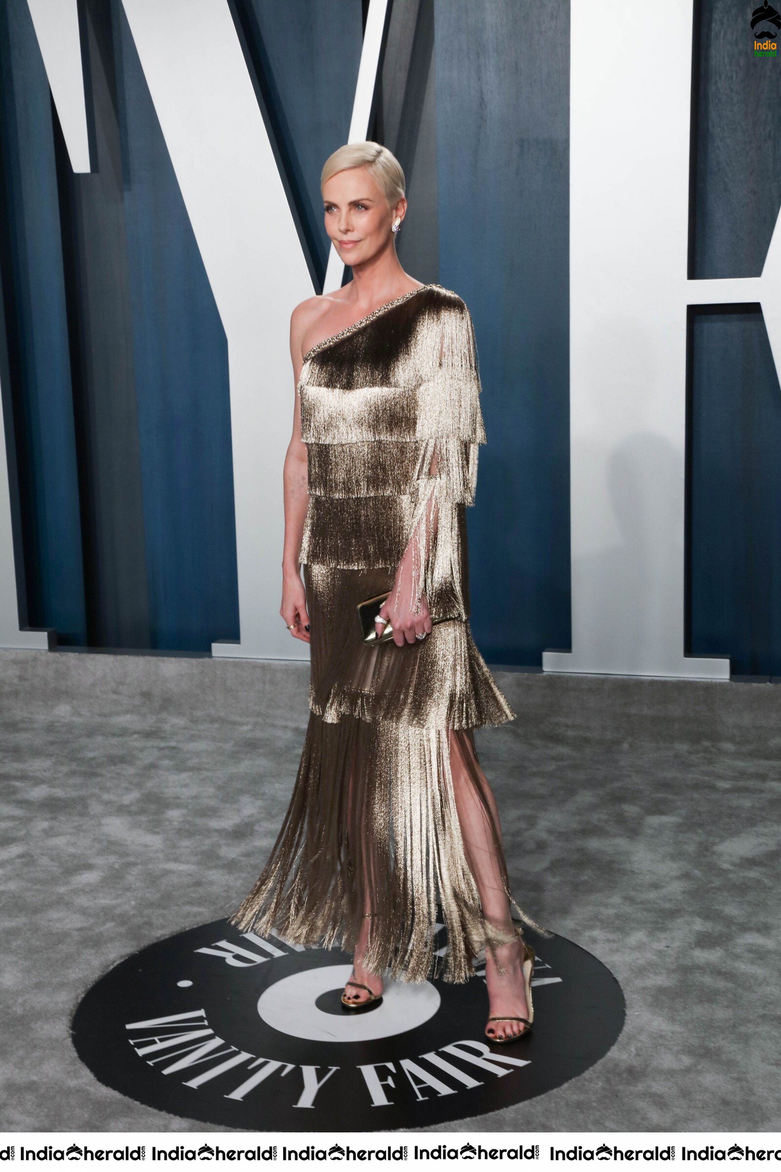 Charlize Theron at Vanity Fair Oscar Party Beverly Hills Set 2