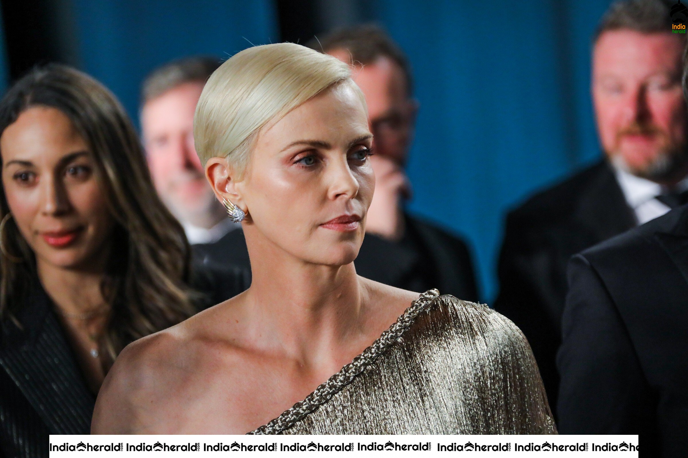 Charlize Theron at Vanity Fair Oscar Party Beverly Hills Set 2