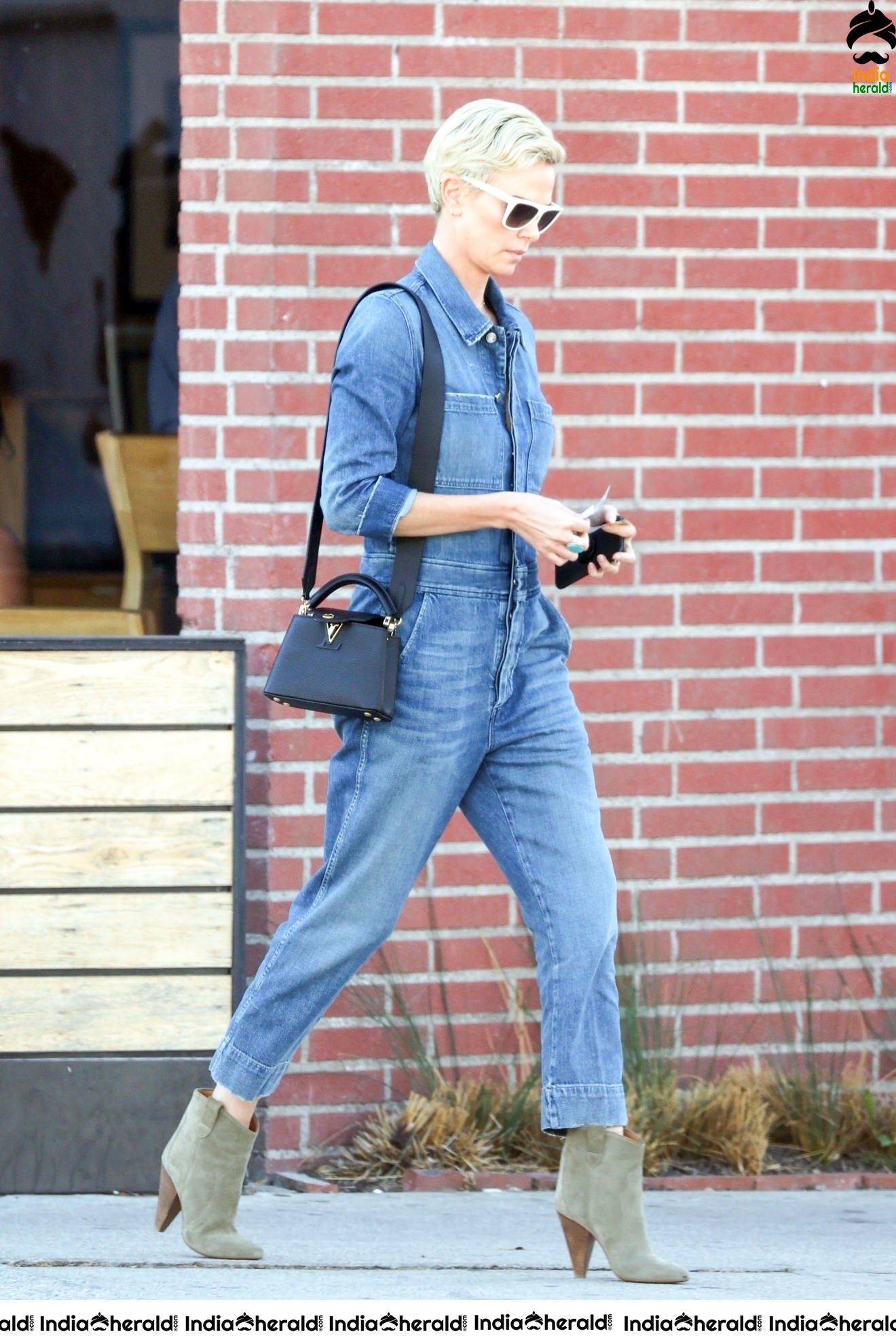 Charlize Theron caught by Paparazzi as she was seen Out in Los Angeles