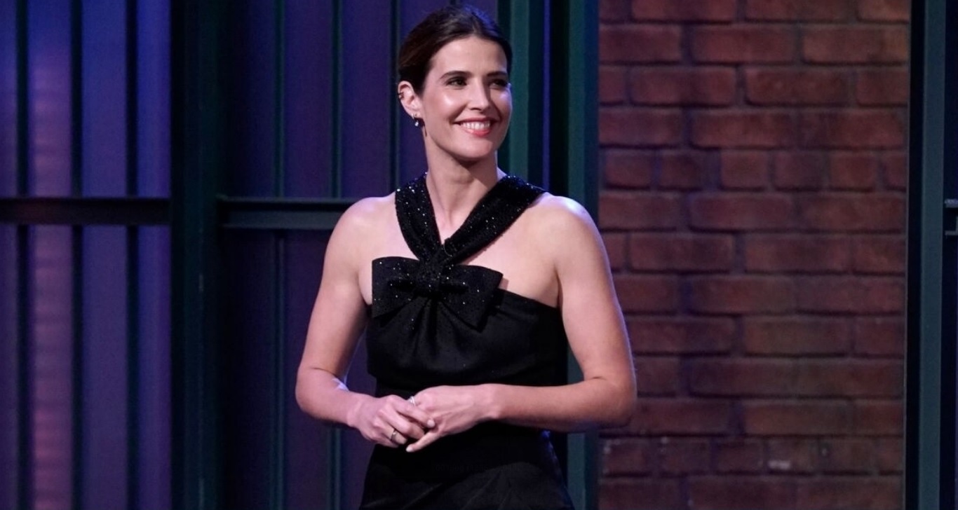 Cobie Smulders At Late Night With Seth Meyers