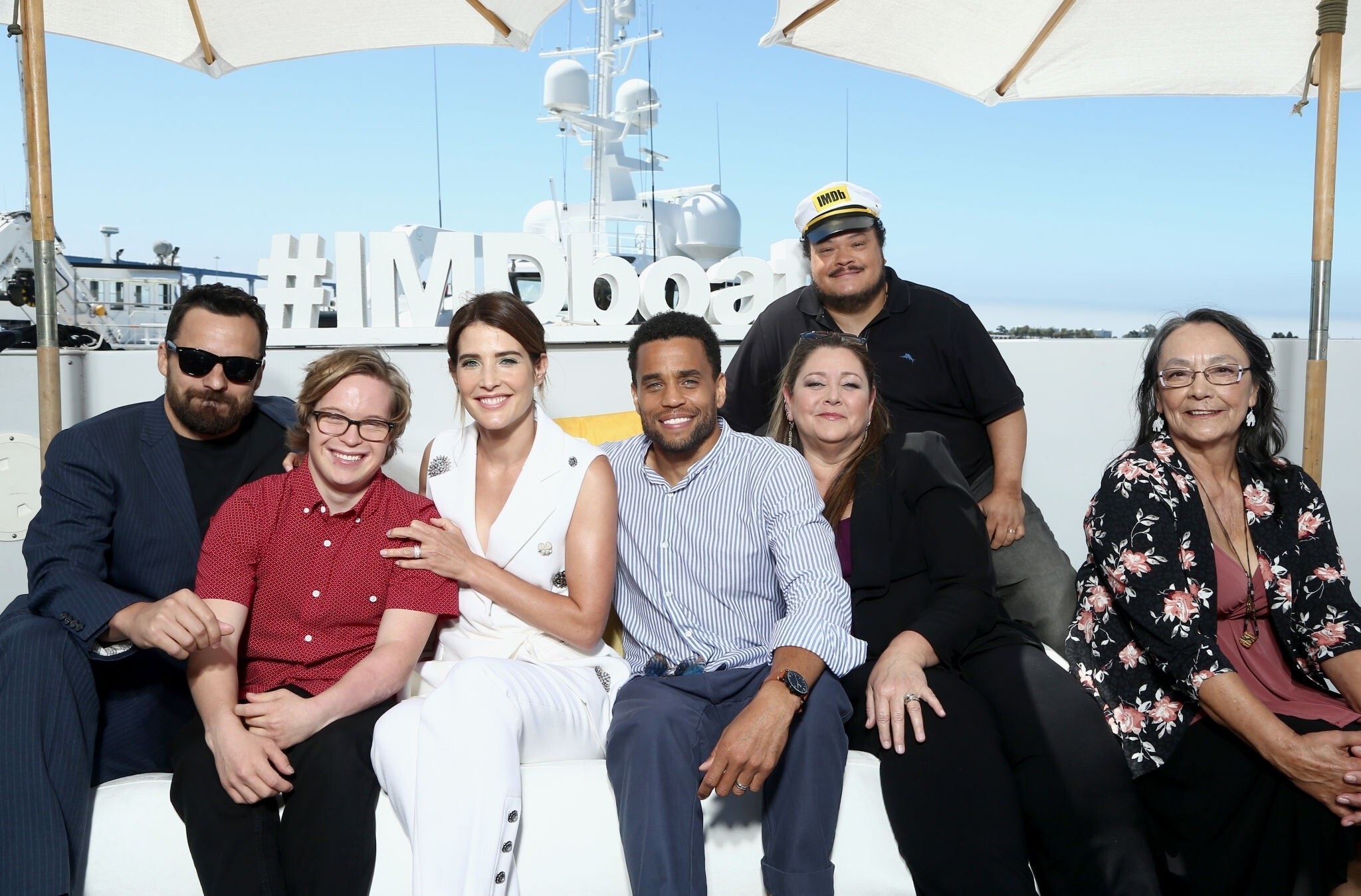 Cobie Smulders In IMDB Boat At San Diego Comic Con 2019