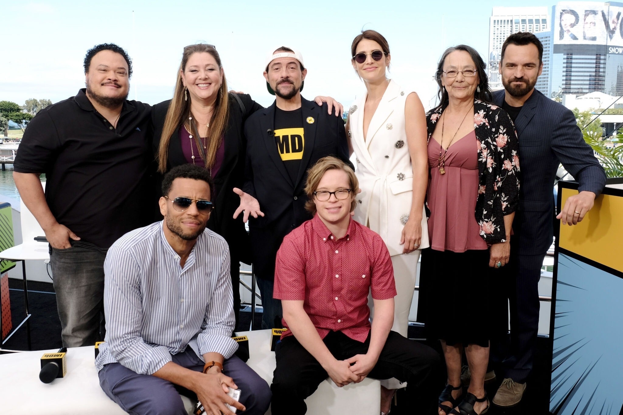 Cobie Smulders In IMDB Boat At San Diego Comic Con 2019