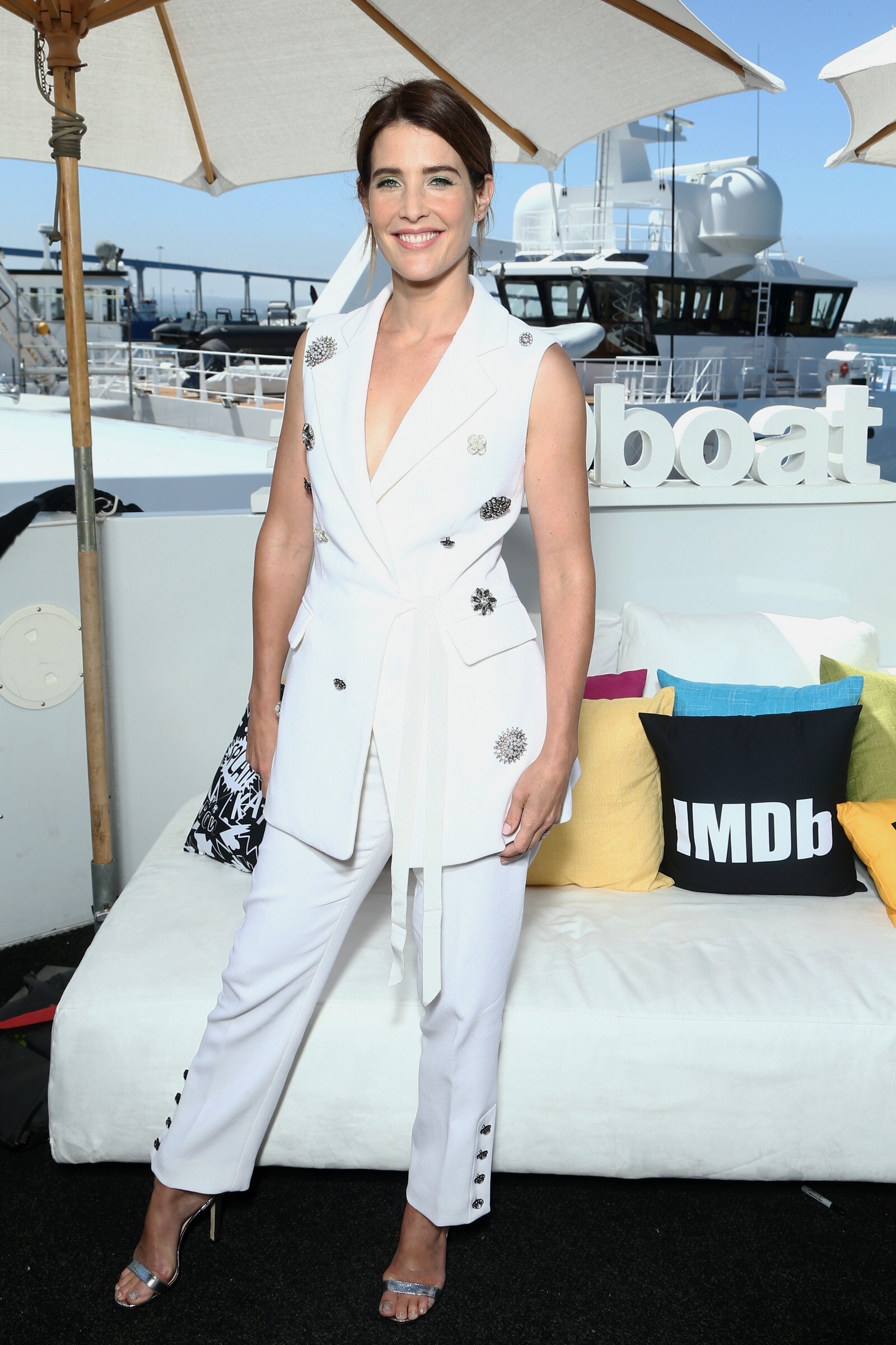 Cobie Smulders In IMDB Boat At San Diego Comic Con 2019