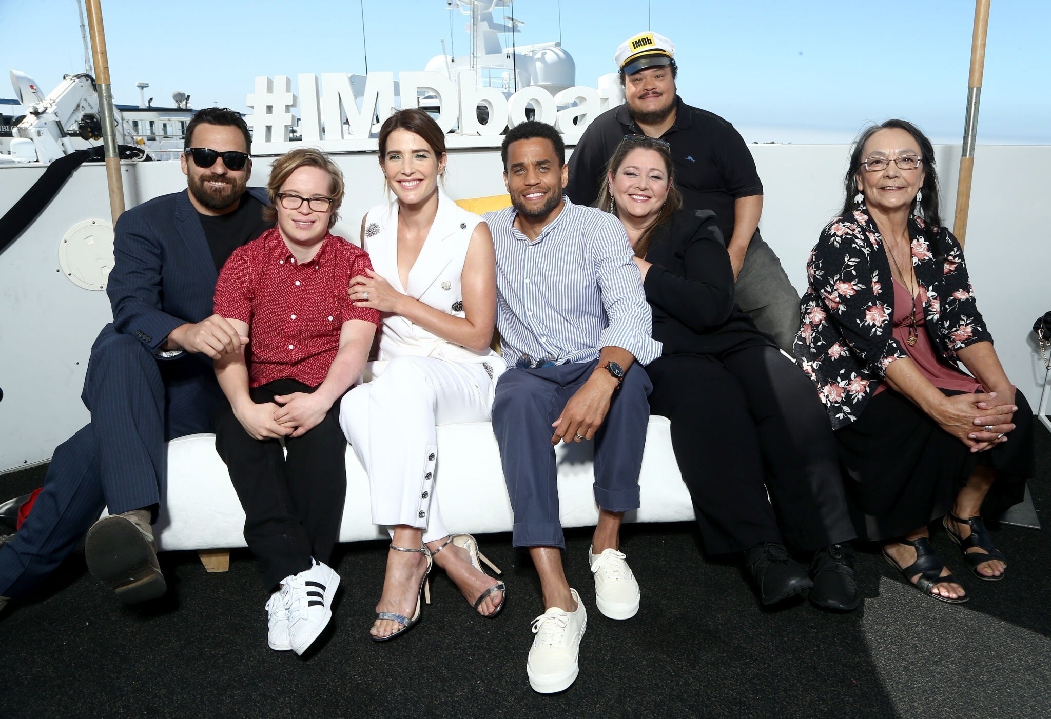 Cobie Smulders In IMDB Boat At San Diego Comic Con 2019